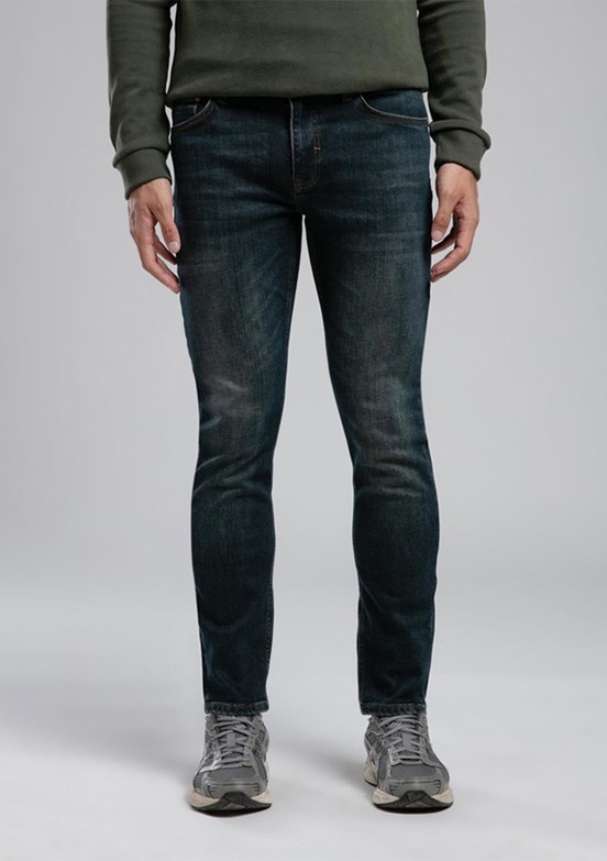 LEE COOPER Mavi Erkek Straight Jean Pantolon