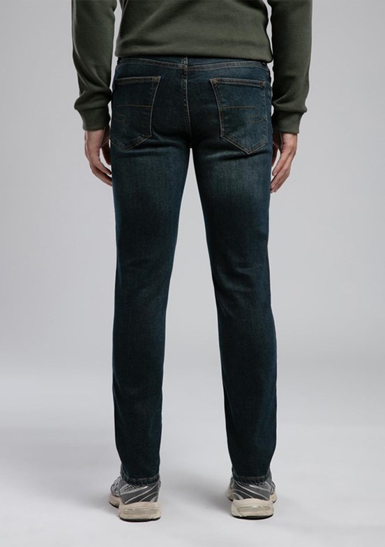 LEE COOPER Mavi Erkek Straight Jean Pantolon