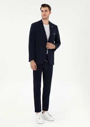 PİERRE CARDİN Lacivert Erkek Regular Pantolon