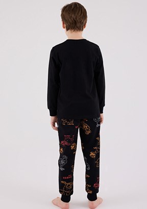 ROLY POLY Siyah Erkek Çocuk Pijama Takımı