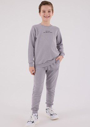 ROLY POLY Gri Erkek Çocuk Eşofman Takımı