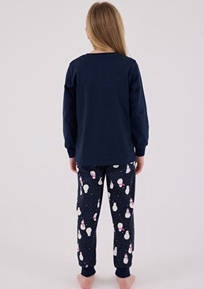 ROLY POLY Lacivert Kız Çocuk Pijama Takımı