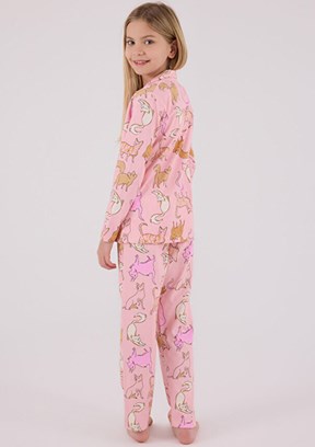 ROLY POLY Pembe Kız Çocuk Pijama Takımı