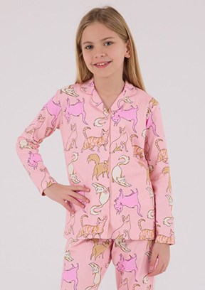 ROLY POLY Pembe Kız Çocuk Pijama Takımı