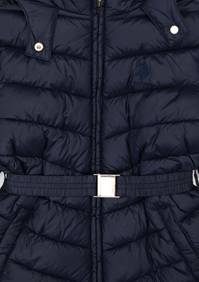 US POLO ASSN Kız Çocuk Lacivert Basic Kaban