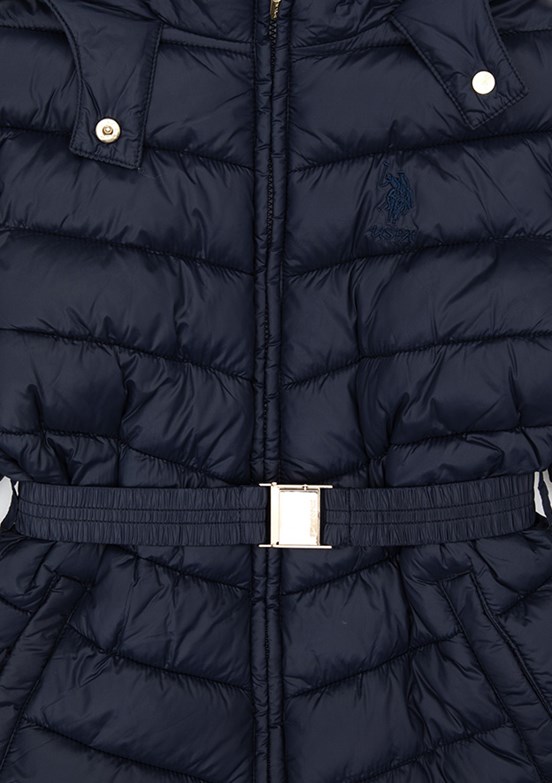 US POLO ASSN Kız Çocuk Lacivert Basic Kaban
