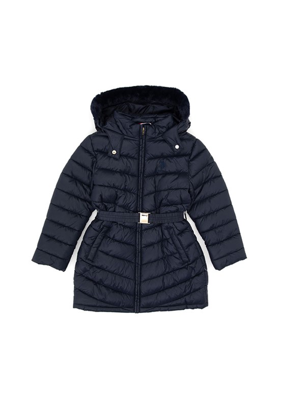 US POLO ASSN Kız Çocuk Lacivert Basic Kaban