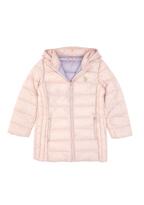 US POLO ASSN Kız Çocuk Pembe Basic Kaban