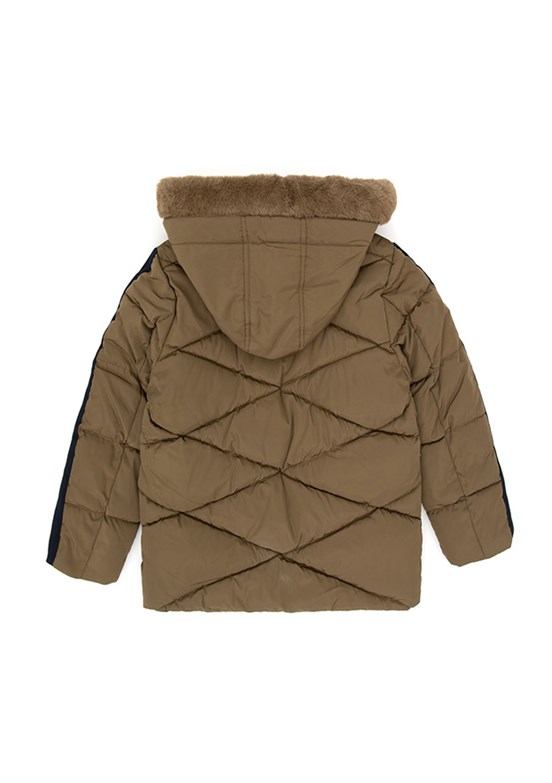 US POLO ASSN Erkek Çocuk Yeşil Basic Kaban