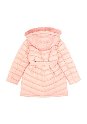 US POLO ASSN Kız Çocuk Pembe Basic Kaban