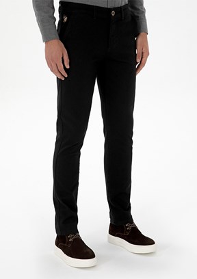 US POLO ASSN Siyah Erkek Chino Pantolon