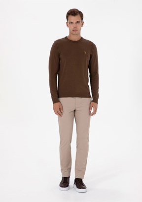 US POLO ASSN Bej Erkek Chino Pantolon