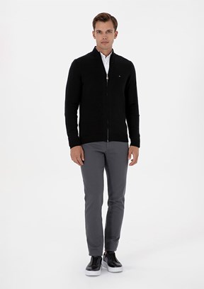 US POLO ASSN Gri Erkek Chino Pantolon