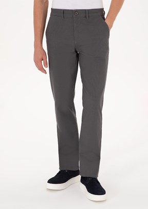 US POLO ASSN Gri Erkek Chino Pantolon