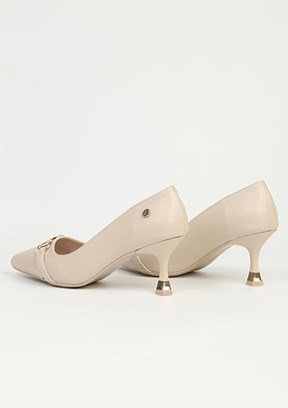 PİERRE CARDİN Beyaz Kadın Topuklu Ayakkabı