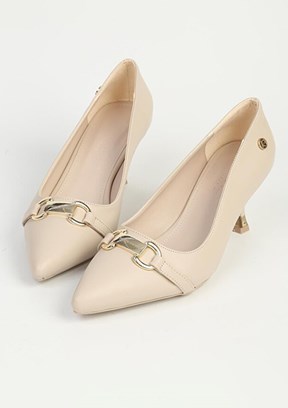 PİERRE CARDİN Beyaz Kadın Topuklu Ayakkabı