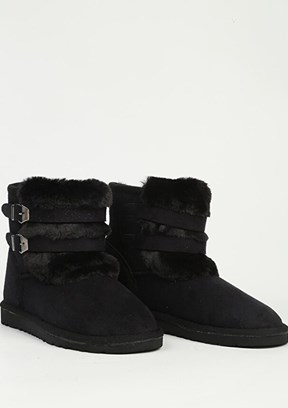 BENETTON Siyah Unisex Çocuk Bot
