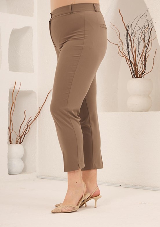RMG - 1841 Kadın Vizon Normal Bel Pantolon