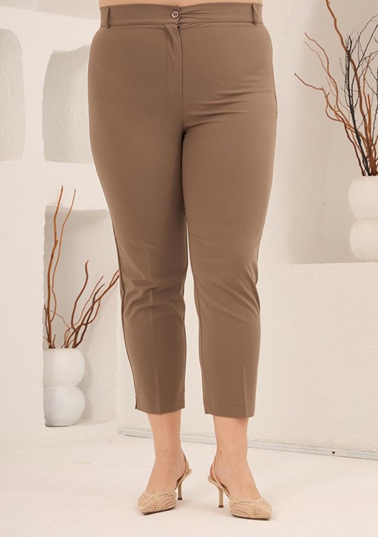 RMG - 1841 Kadın Vizon Normal Bel Pantolon