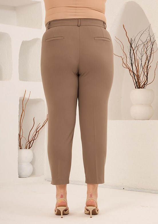 RMG - 1841 Kadın Vizon Normal Bel Pantolon