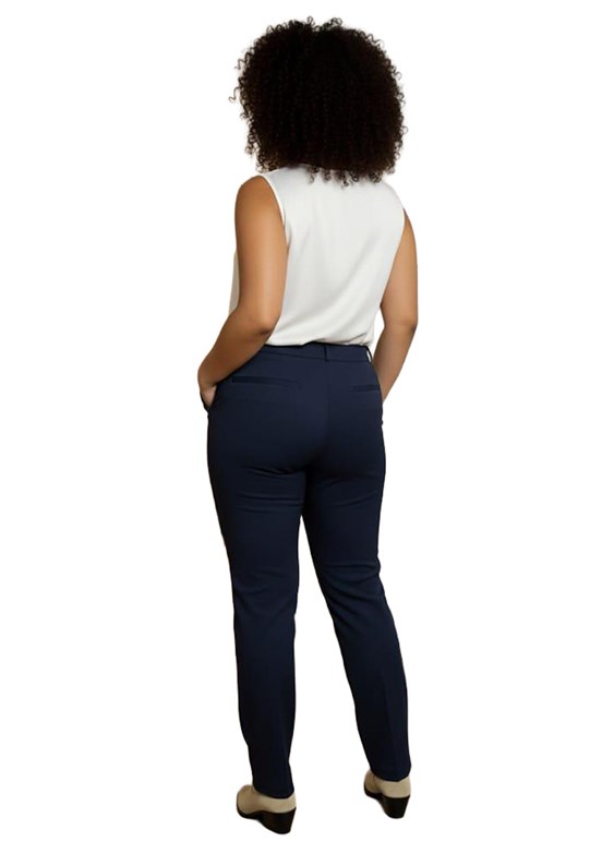 RMG - 1841 Kadın Lacivert Normal Bel Pantolon