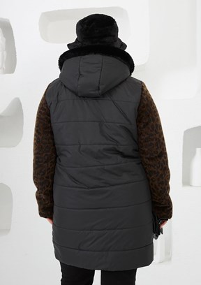 RMG Siyah Kadın Basic Mont