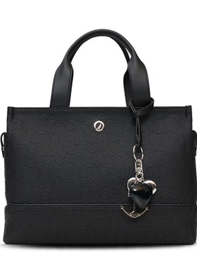 NAUTİCA Siyah Kadın Çapraz Çapra