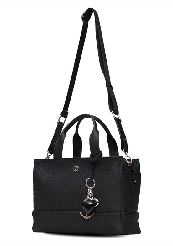 NAUTİCA Siyah Kadın Çapraz Çapra