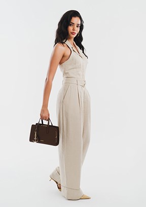 NAUTİCA Kahverengi Kadın Çapraz Çapra