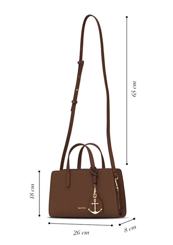 NAUTİCA Kahverengi Kadın Çapraz Çapra