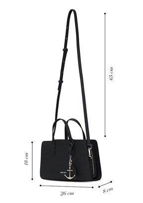 NAUTİCA Siyah Kadın Çapraz Çapra