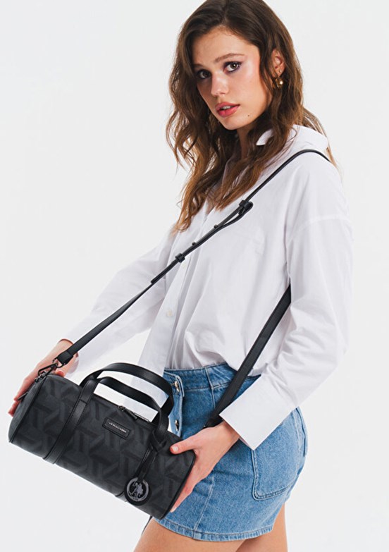 US POLO ASSN - US25522 Kadın Siyah Omuz Çantası