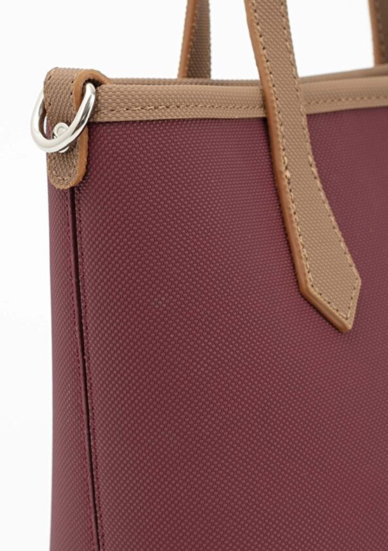 BENETTON Bordo-Camel Kadın Kol Çantası