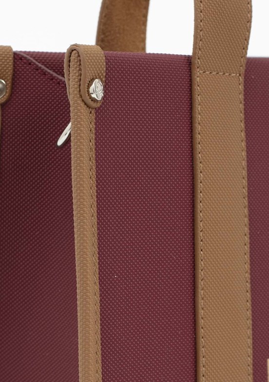 BENETTON Bordo-Camel Taş Kadın Kol Çantası