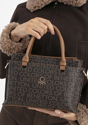 BENETTON Kahve-Taba Kadın El Çantası