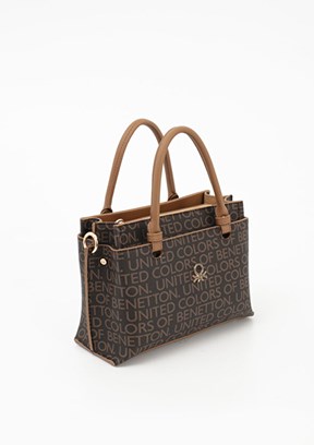 BENETTON Kahve-Taba Kadın El Çantası