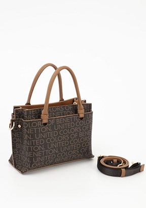 BENETTON Kahve-Taba Kadın El Çantası