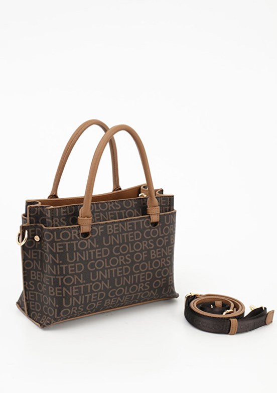 BENETTON Kahve-Taba Kadın El Çantası