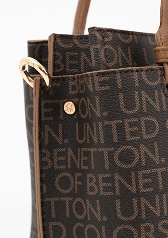 BENETTON Kahve-Taba Kadın El Çantası