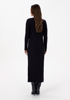 US POLO ASSN Lacivert Kadın Triko Elbise