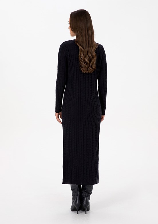 US POLO ASSN Lacivert Kadın Triko Elbise