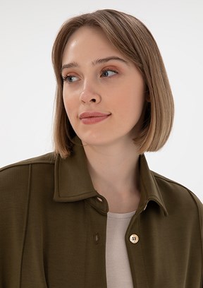US POLO ASSN Yeşil Kadın Regular Gömlek