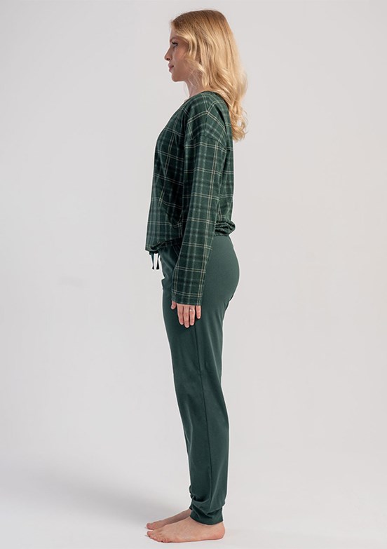 VİENETTA Yeşil Kadın Pijama Takımı