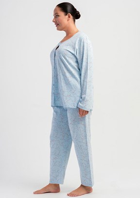 VİENETTA Mavi Kadın Pijama Takımı