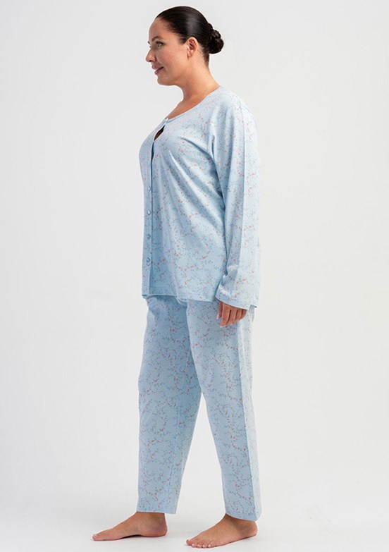 VİENETTA Mavi Kadın Pijama Takımı