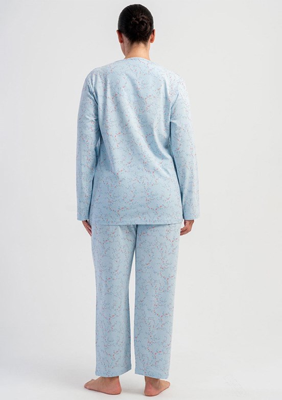 VİENETTA Mavi Kadın Pijama Takımı
