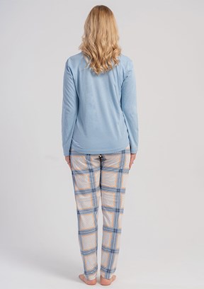 VİENETTA Mavi Kadın Pijama Takımı