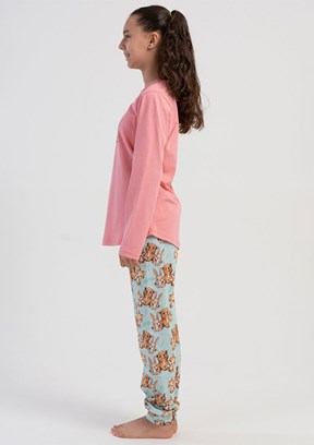 VİENETTA Pembe Kız Çocuk Pijama Takımı