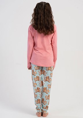 VİENETTA Pembe Kız Çocuk Pijama Takımı