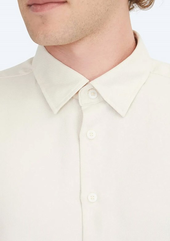 KİP Beyaz Erkek Uzun Kol Gömlek